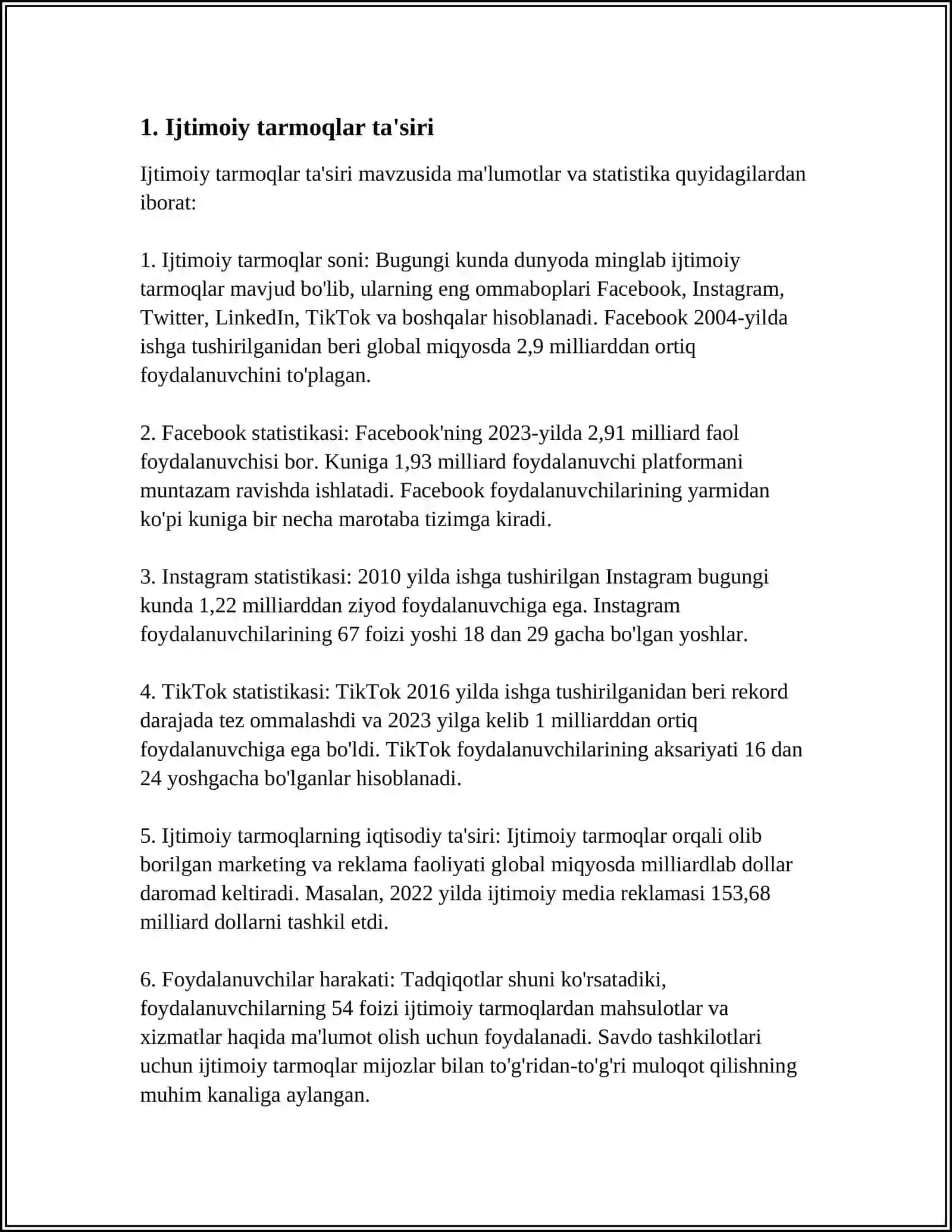 IJTIMOIY TARMOQLAR 3