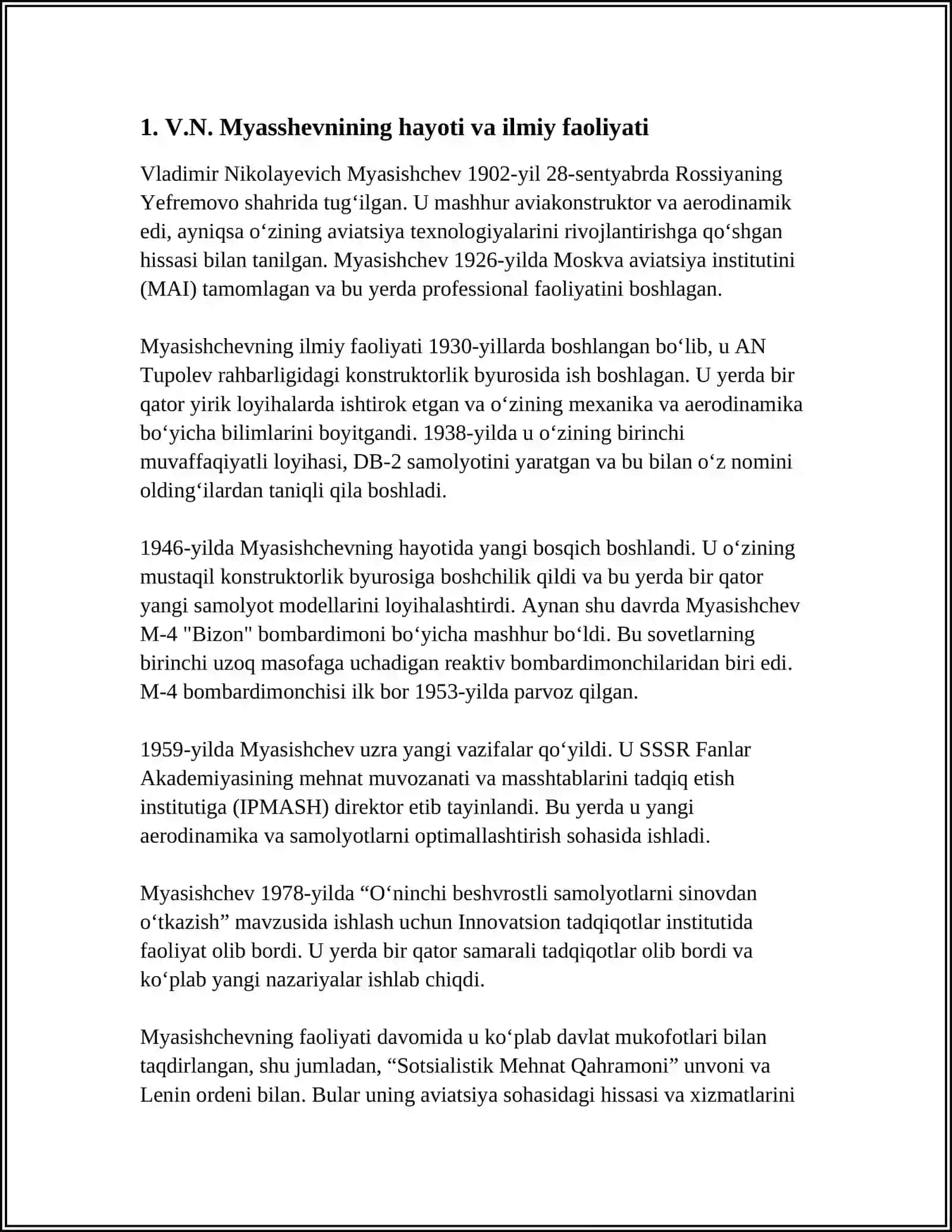 V.N MYASSHEVNING MUNOSABATLAR NAZARIYASI 3