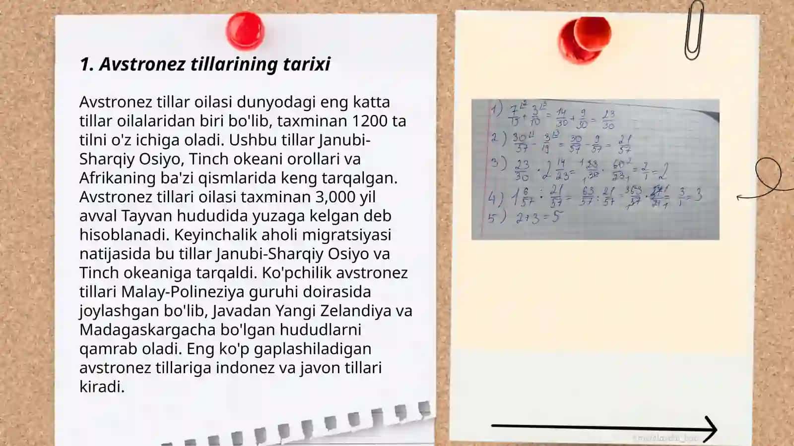 Avstronez (Malayya-polinez) tillar oilasi 3