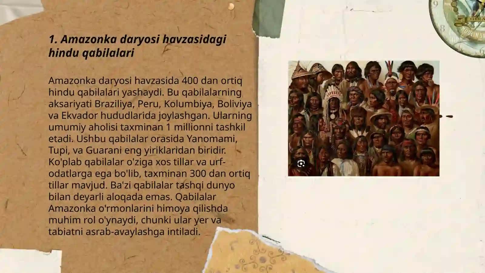Amazonka va Orinoko daryolari havzasidagi oʻrmon hindu qabilalari 3