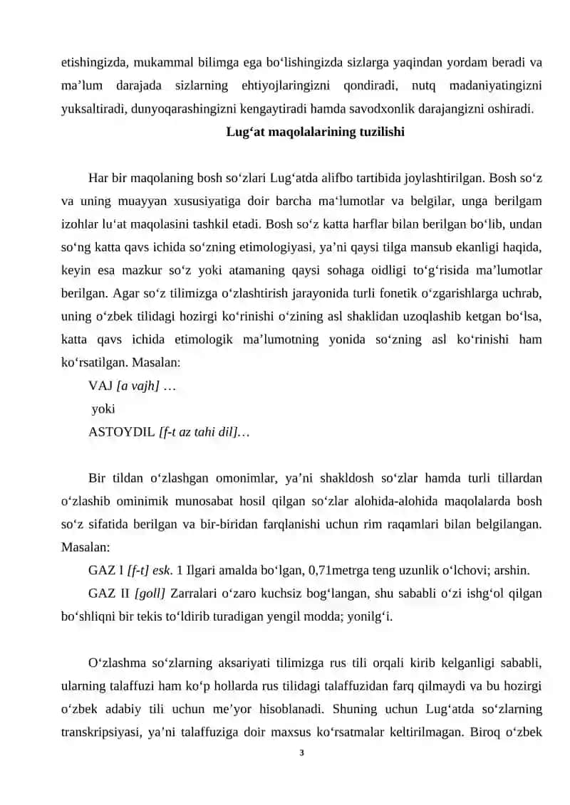 O'ZBEK TILI OMANIMLARI LUG'ATI 3