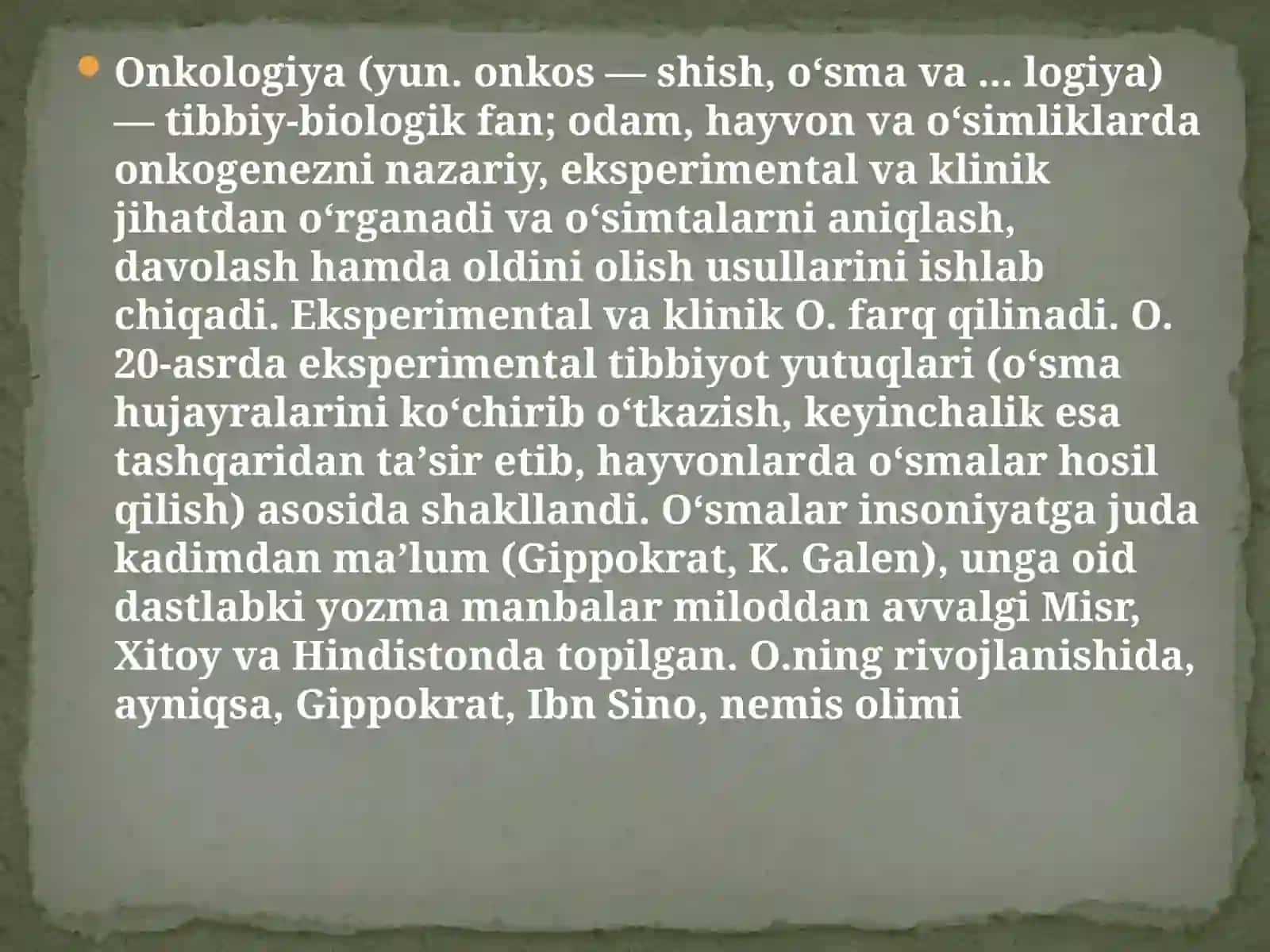 Onkologiya bemorlarni parvarish qilish 3