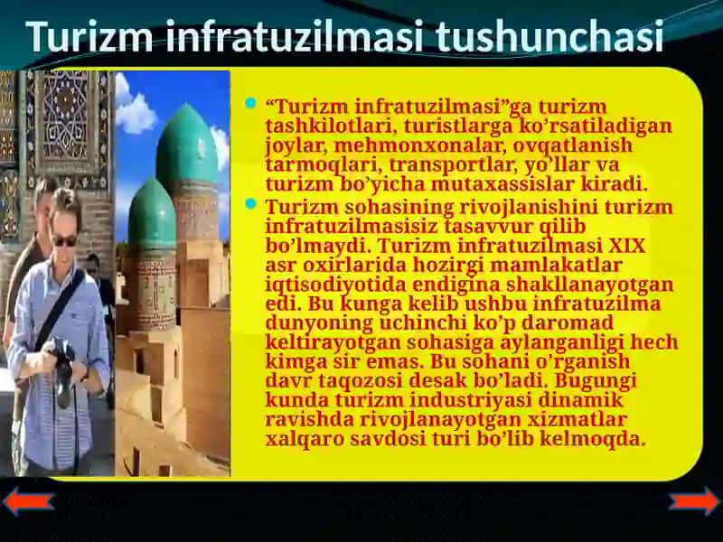 Turizm infratuzilmasi 3