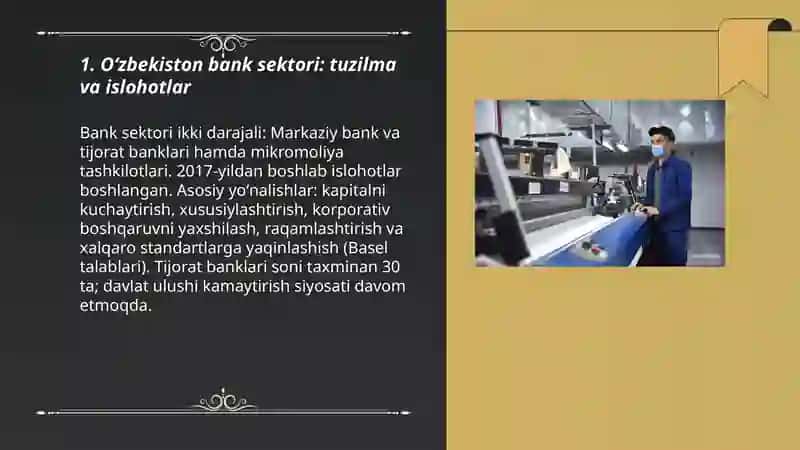 Oʻzbekistonning moliyaviy biznesi 3