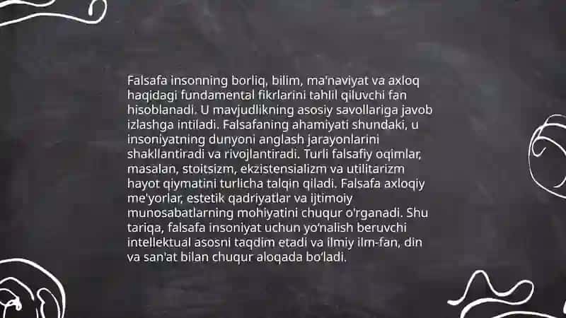 Falsafa va uning jamiyat hayotidagi oʻrni 3