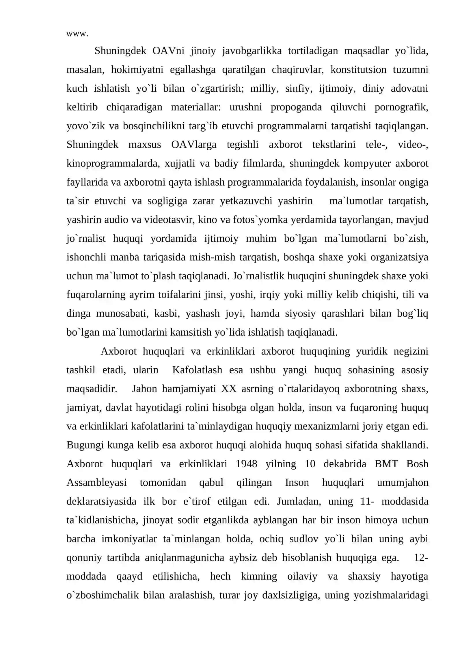 Ommaviy axborot vositalari 3