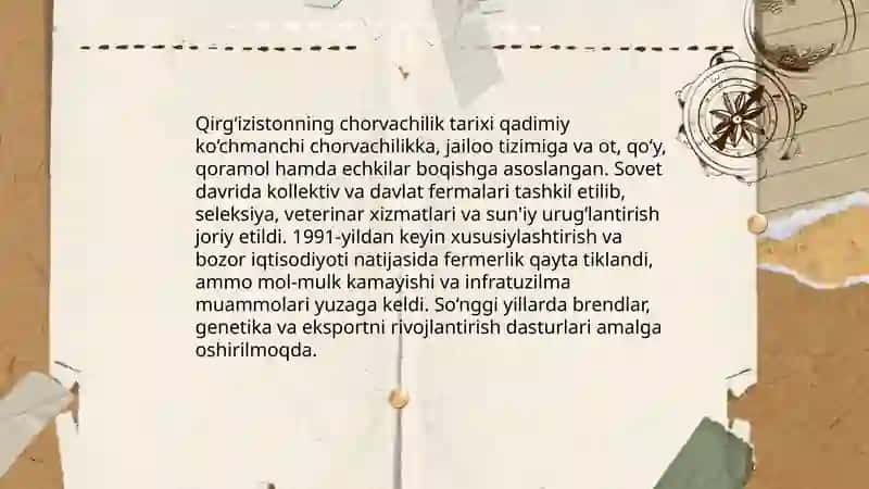 Qirg‘izistonning chorvachilik xo‘jaligi 3