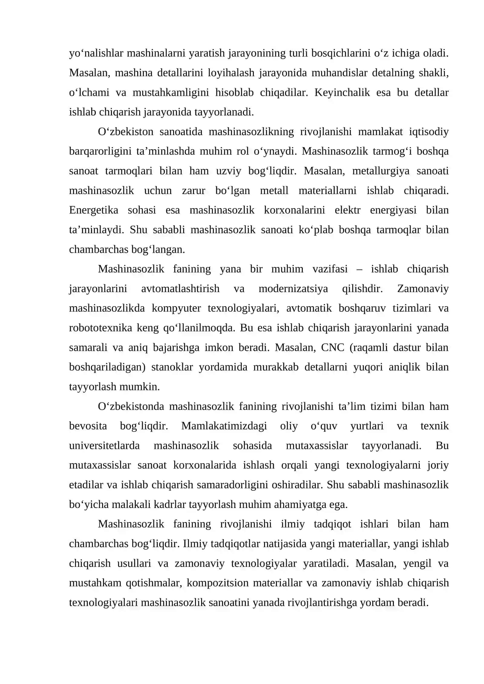 FANNING O‘ZBEKISTON MASHINASOZLIGIDA TUTGAN O‘RNI VA RIVOJLANISH TARIXI 3