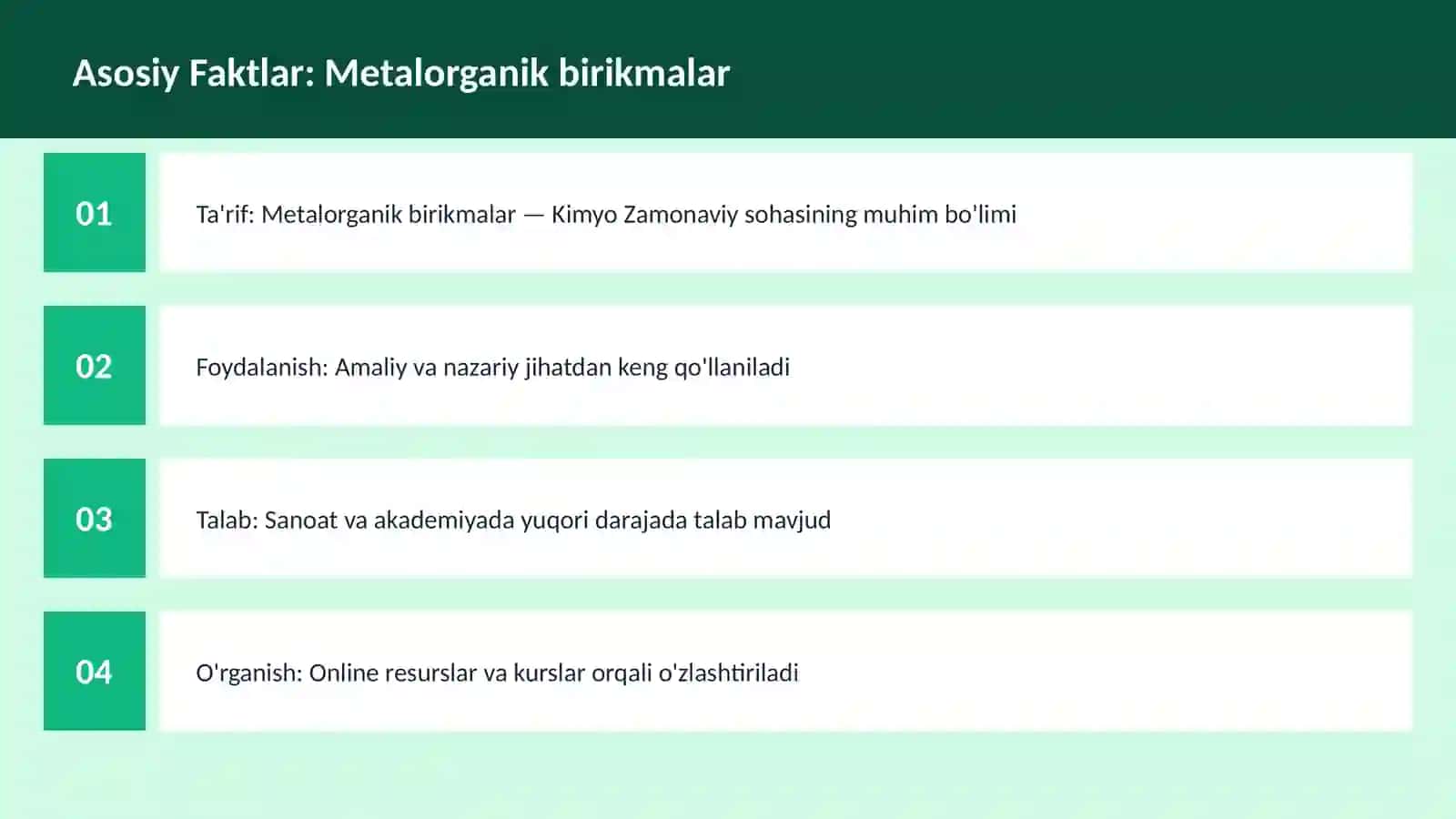 Metalorganik birikmalar 3