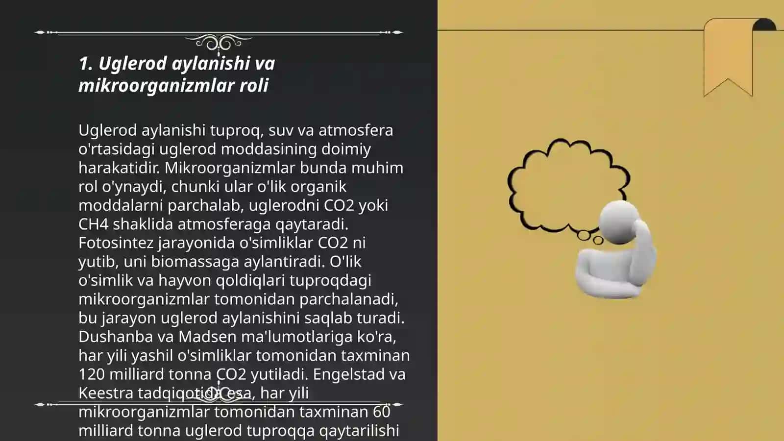 Uglerod aylanishi va mikroorganizmlar roli 3