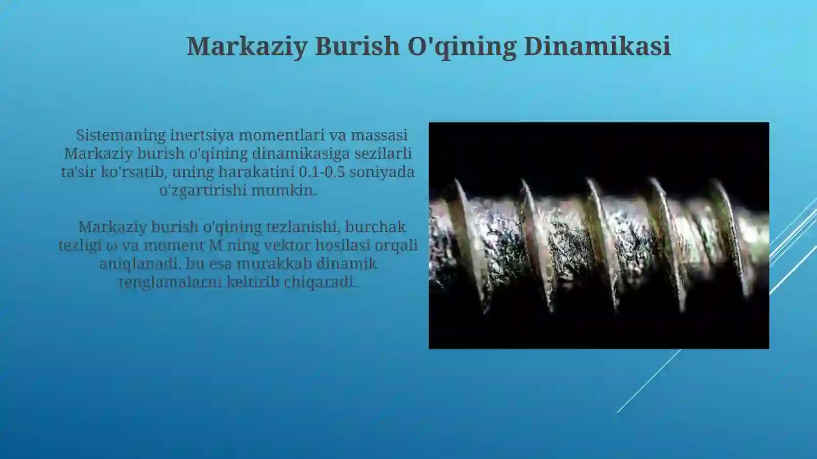 Markaziy vint òqi 3
