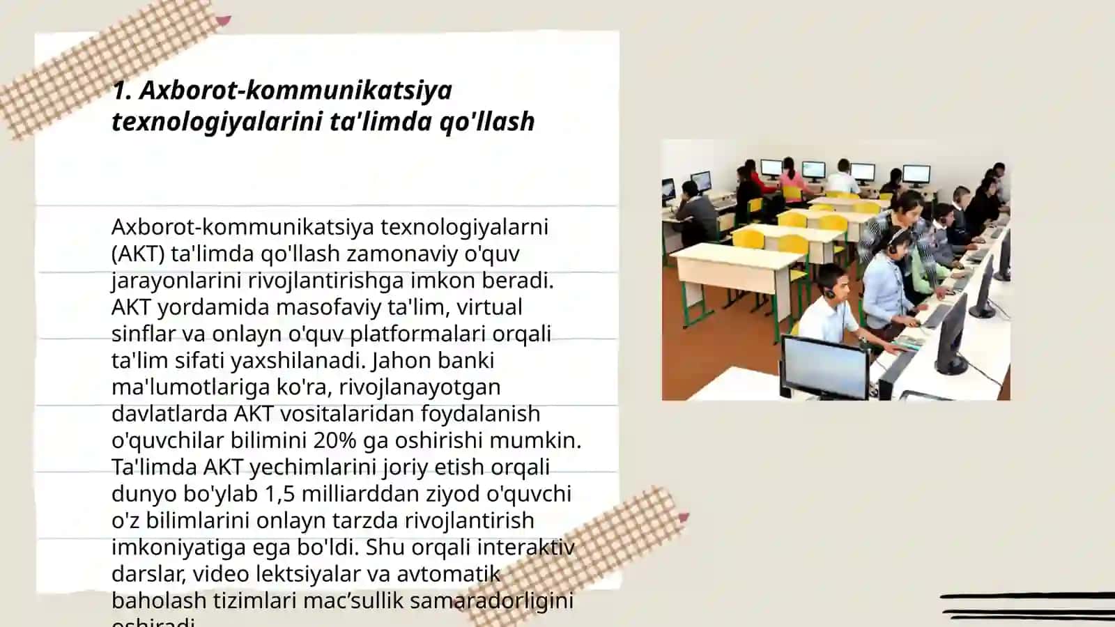 Texnologiya fanini o'qitish metodikasi fanining shakl va metodlari 3