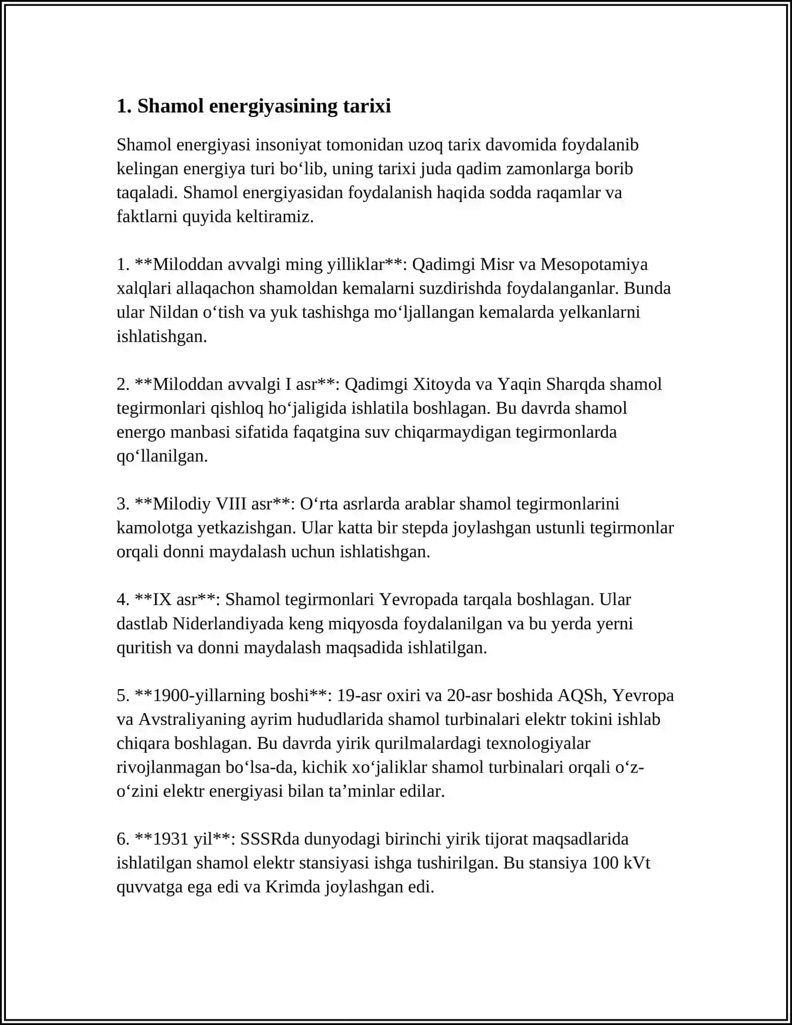 SHAMOL ENERGETIKASI 3
