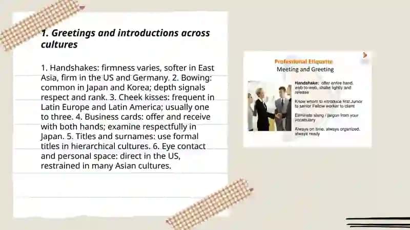 Business Etiquette in Different Cultures 3