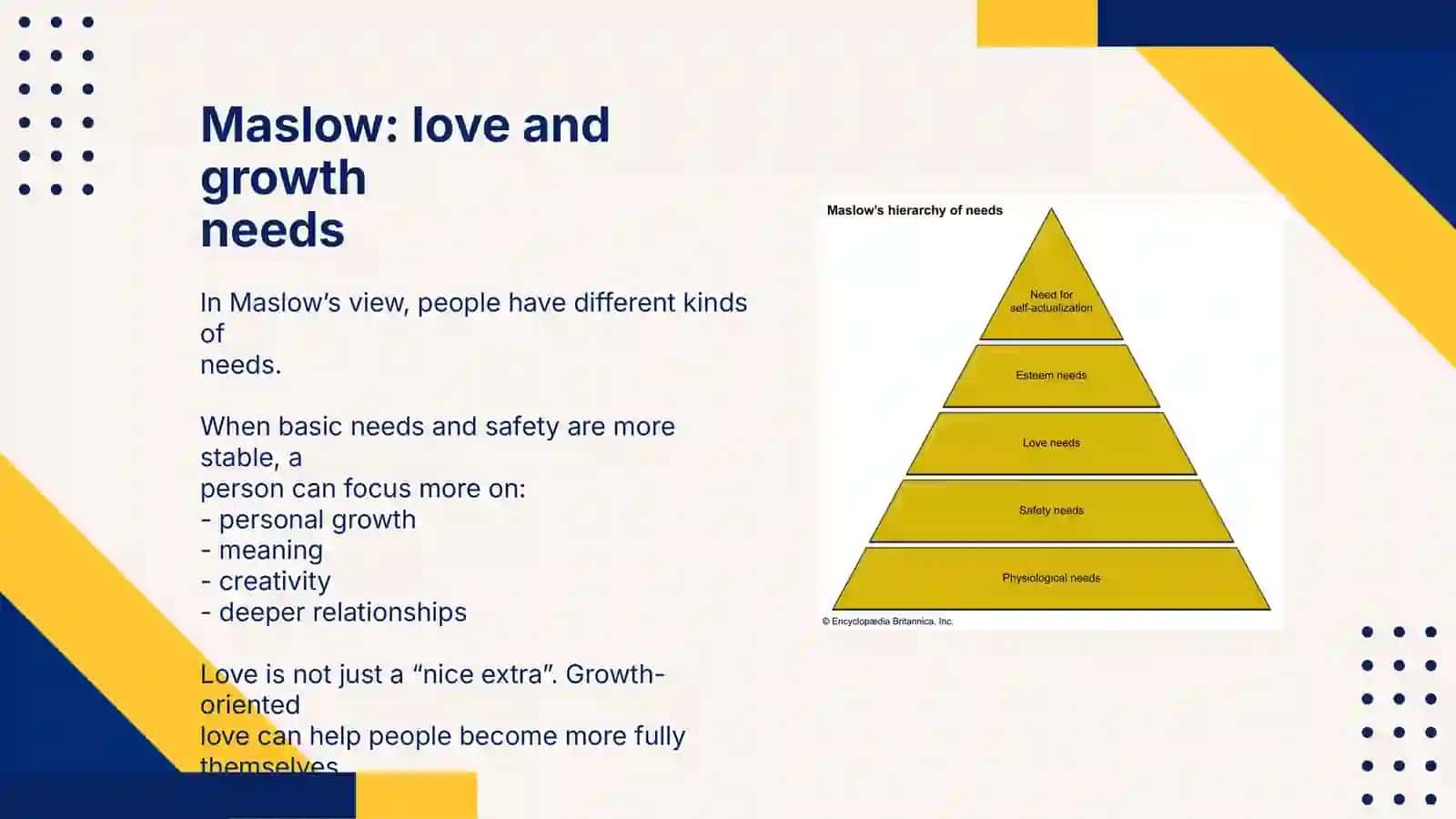 Maslow and Fromm: love as growth, not dependency 3