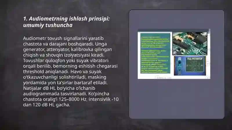 Audiometrning ishlash prinsipi 3