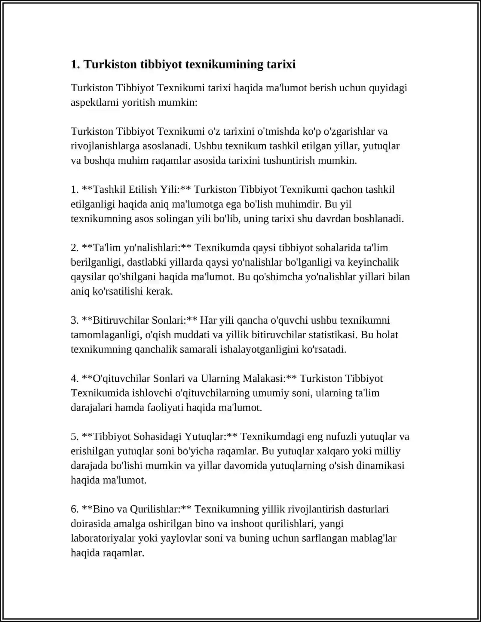 TURKISTON TIBBIYOT TEXNIKUMI 3