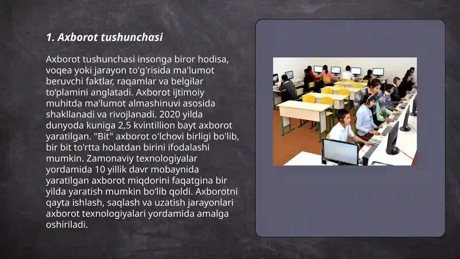 Axborot tushunchasi 3