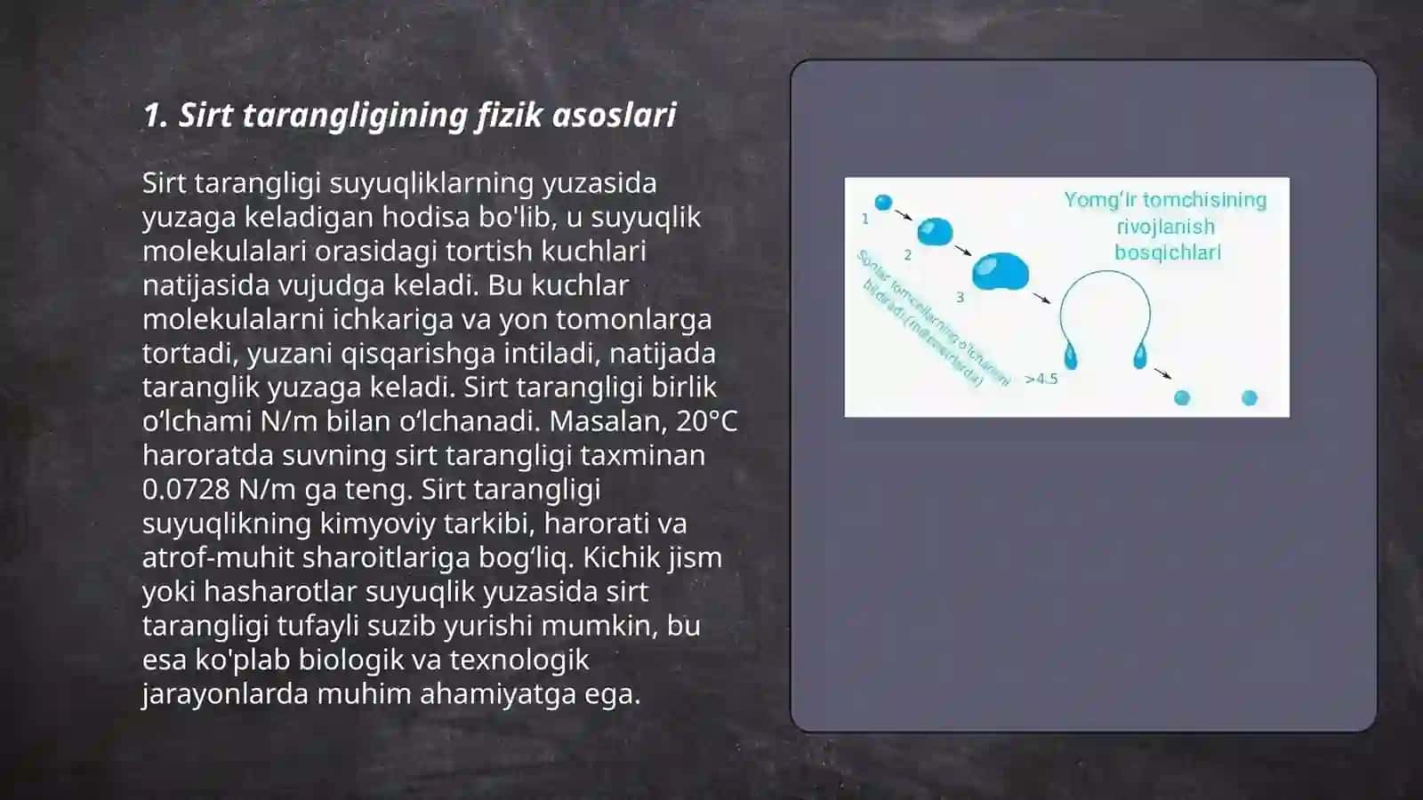Suyuqliklarda sirt tarangligi 3