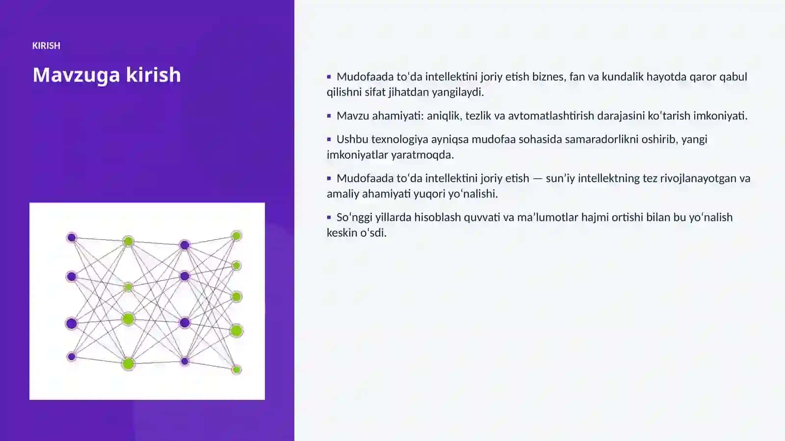 SUNʼIY INTELLEKT • PROFESSIONAL TAQDIMOT 3