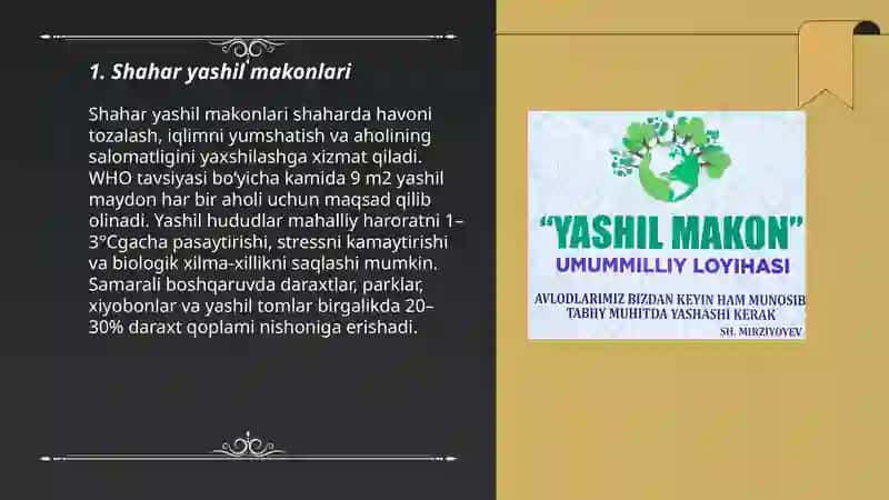 Yashil makon 3
