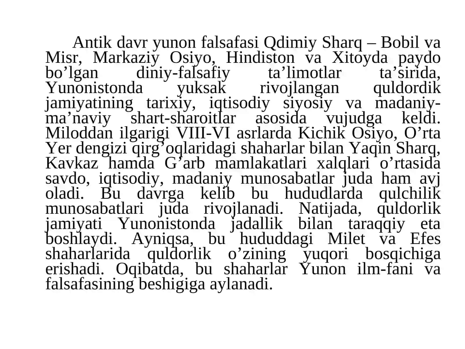 Antik davr tarix falsafasi 3