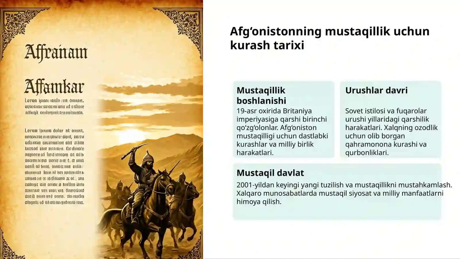 Afg‘oniston: XIX asr oxiri — XX asr boshi 3