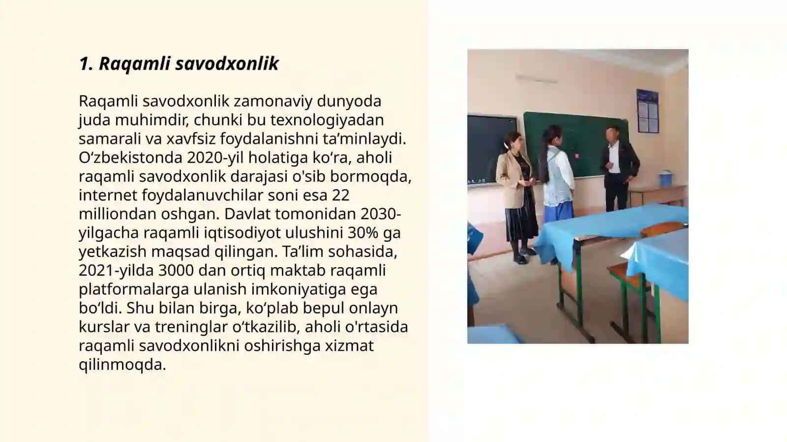 Sinf o‘quvchilari bilan o'tkazilgan treninglar 3