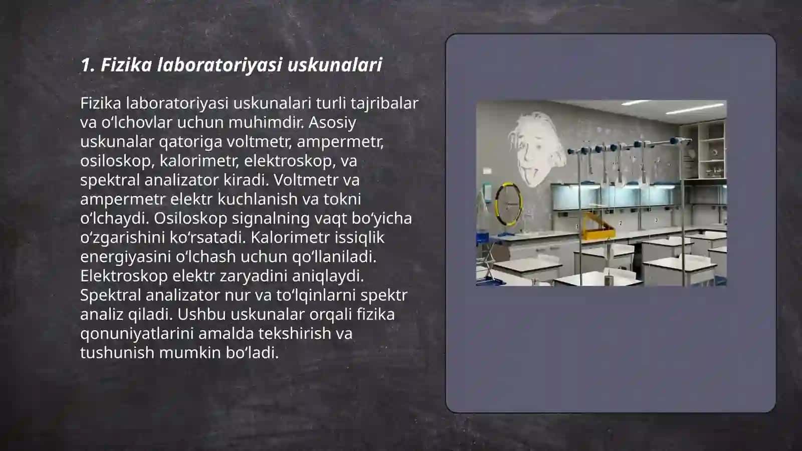 Fizika laboratoriyasi uskunalari 3