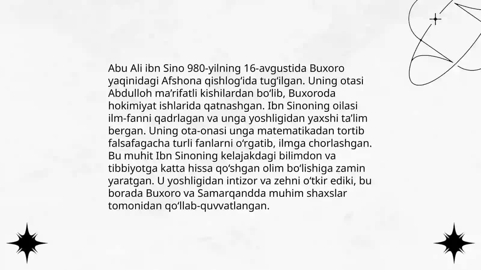 Abu Ali ibn sinoning hayoti va ijodi 3