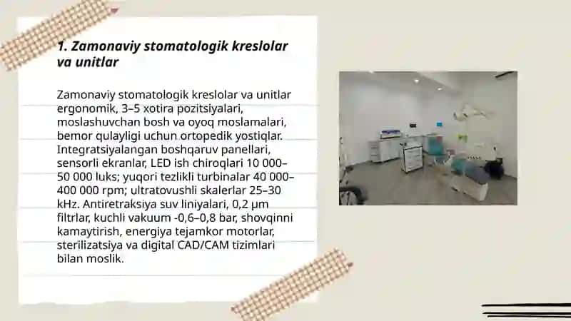 Zamonaviy stomatologiya jihozlanishi 3
