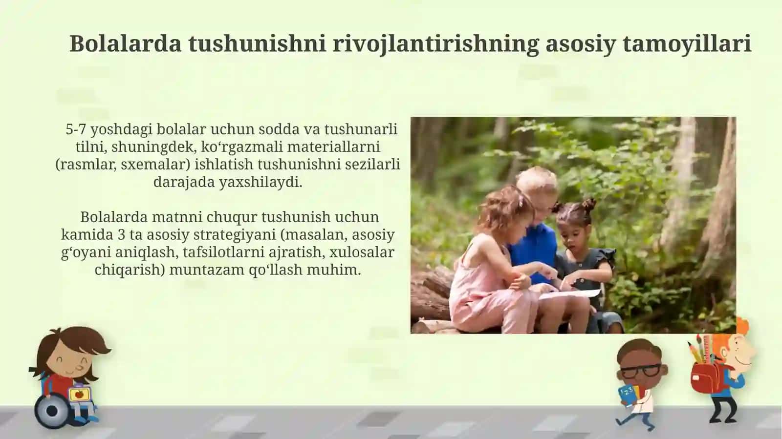 Bolalarni idrok qilishga rahbarlik qilish 3