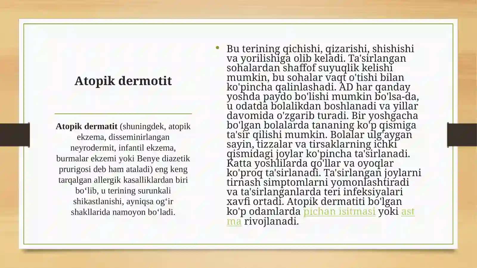 Bolalarda atopik dermatit 3
