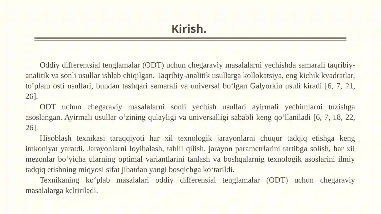 Oddiy differentsial tenglamalar 3