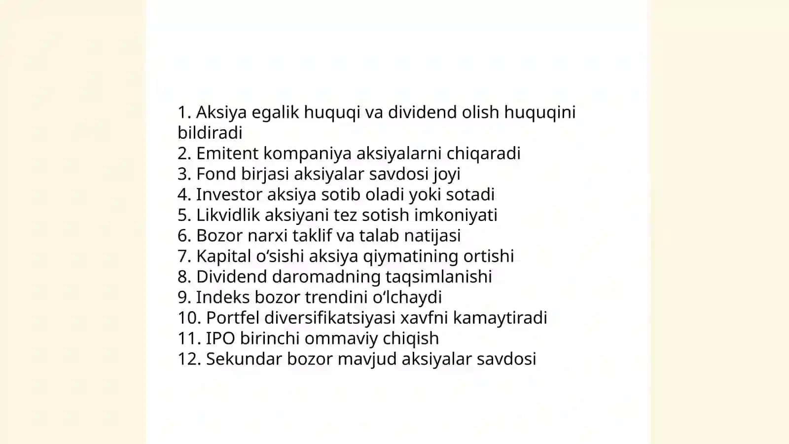 Aksiyalar bozori 3