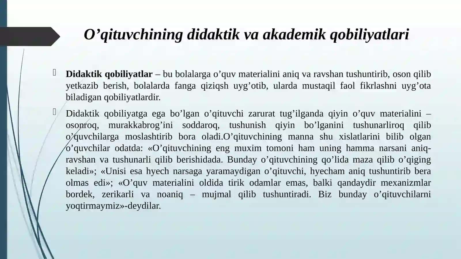 QOBILIYAT VA PEDAGOGIK QOBILIYAT HAQIDA 3