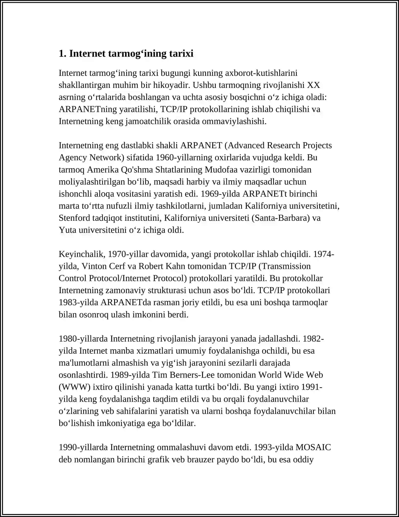 INTERNET TARMOG‘I 3