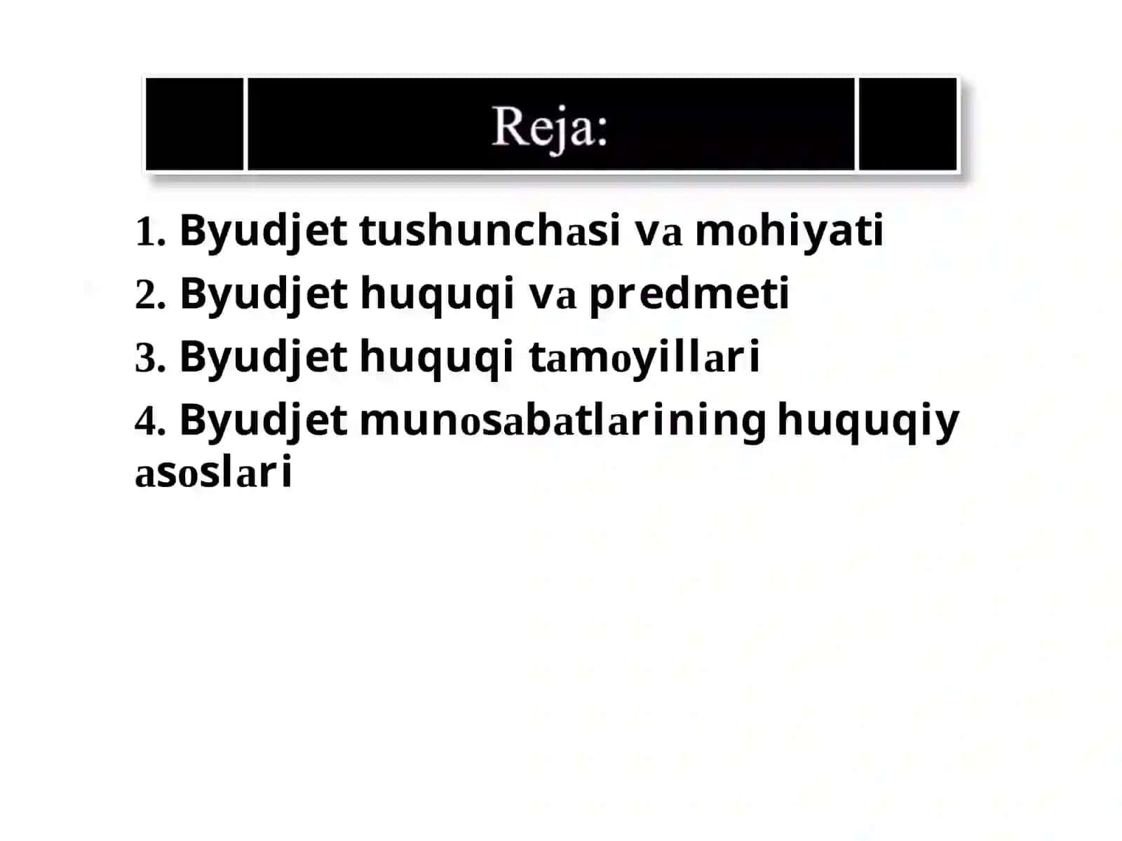 O‘zbekiston RespublikasiMоliyahuquqi:dаrslik 3