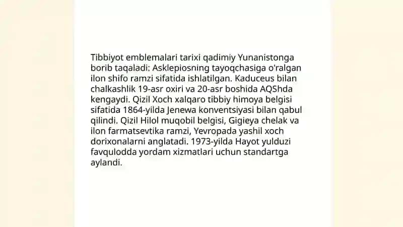 Tibbiyot emblemalari 3