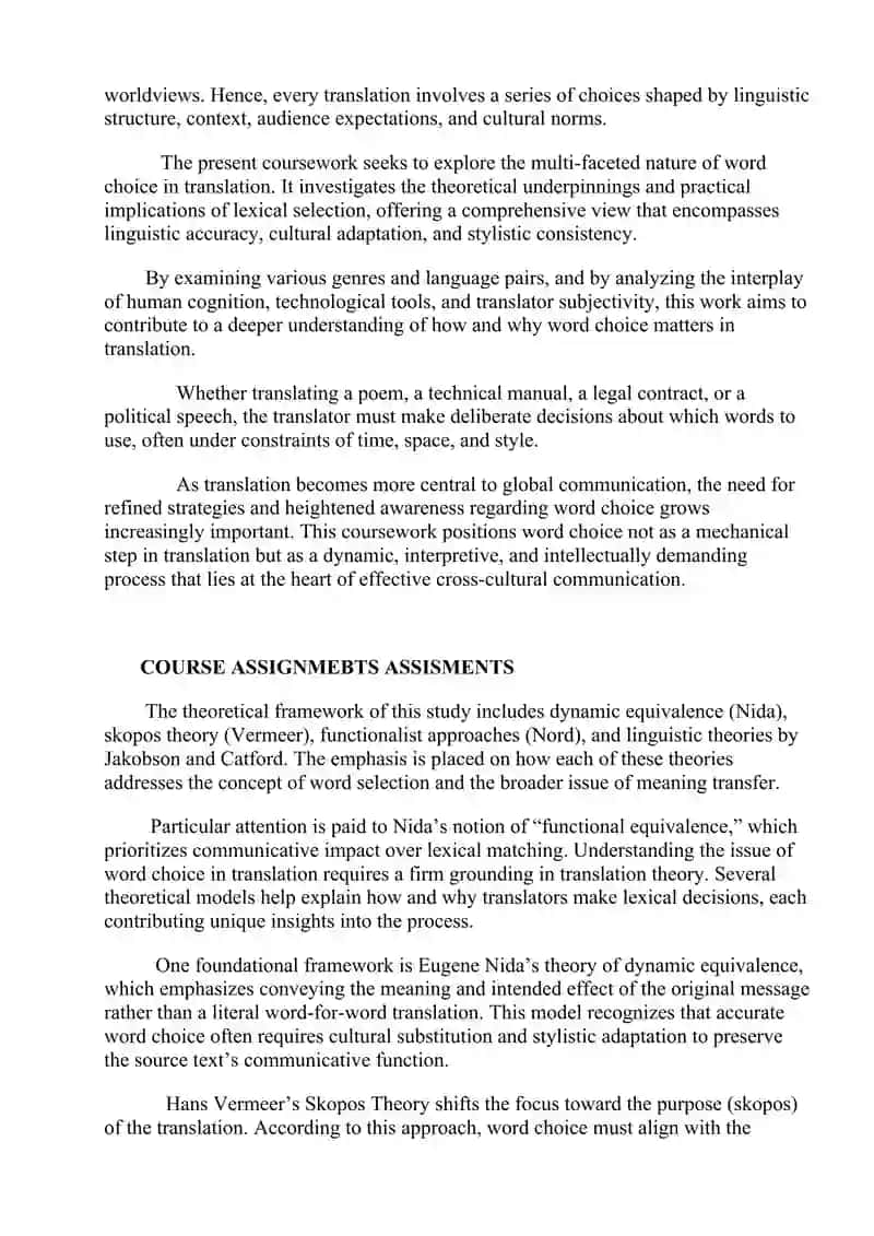 THE ISSUE OF WORD CHOICE IN THE PROCESS OF TRANSLATION. 3