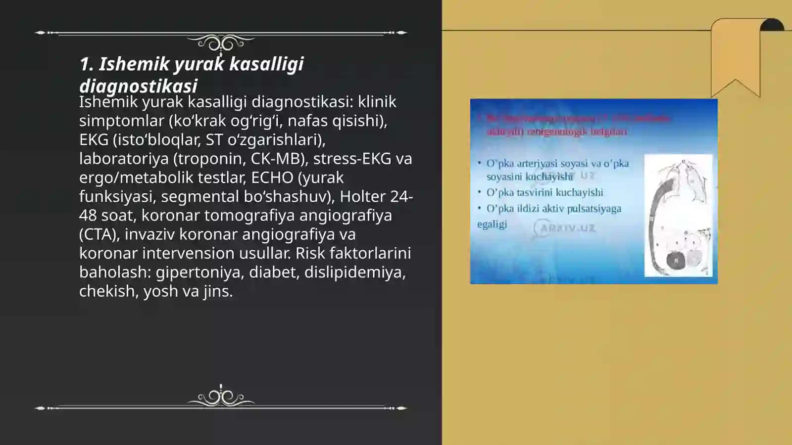 Yurak kasalliklari va diagnostikasi 3