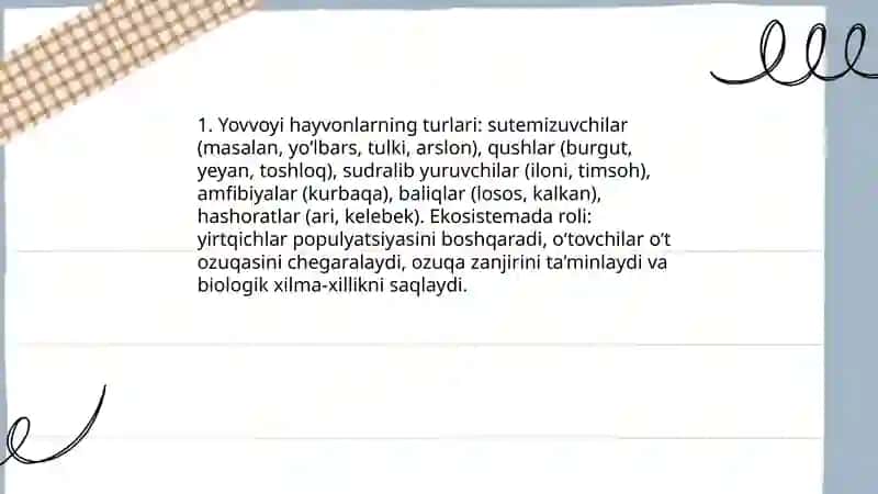 Yovvoyi hayvonlar 3