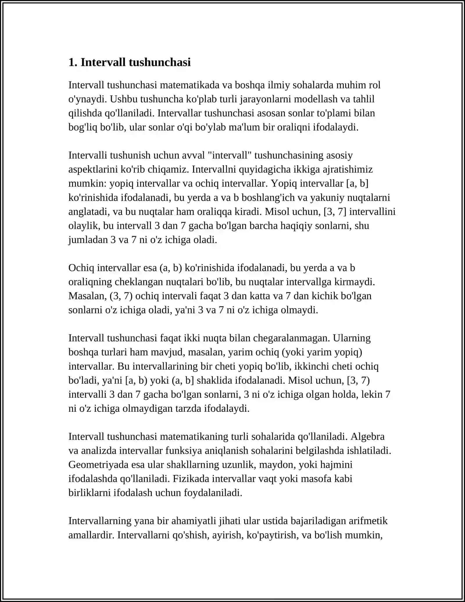 MUSIQA NAZARIYASI INTERVALLAR 3