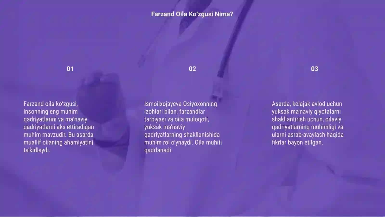 Farzand oila koʻzgusi 3