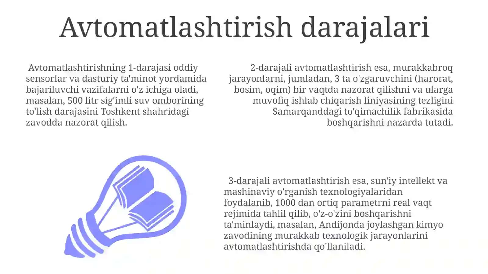 Avtomatlashtirilgan Tizim 3