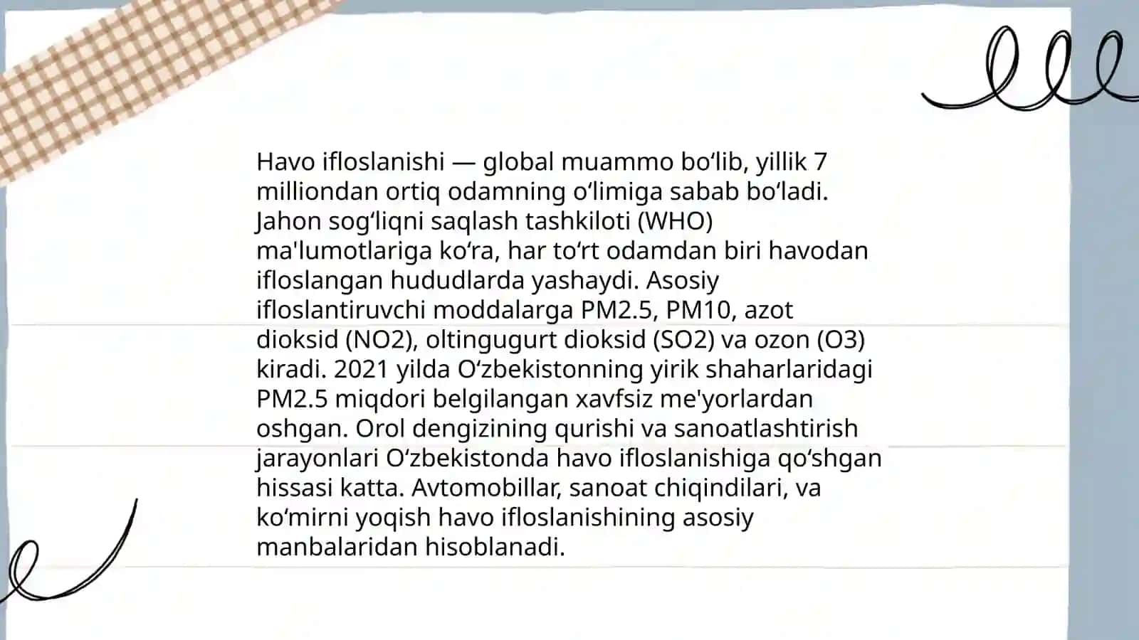 Ekologik muammolar 3