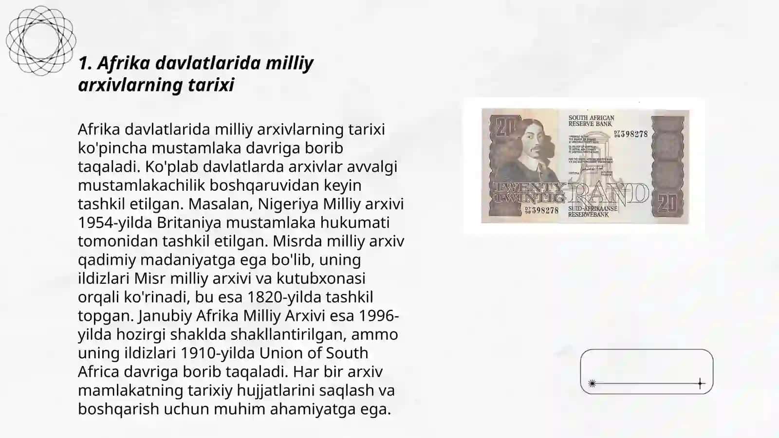 Afrika davlatlarida milliy arxivlarning tashkil topishi 3