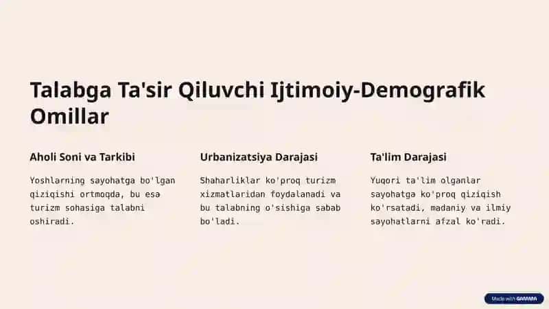 Talabga ta'sir qiluvchi iqtisodiy omillar 3