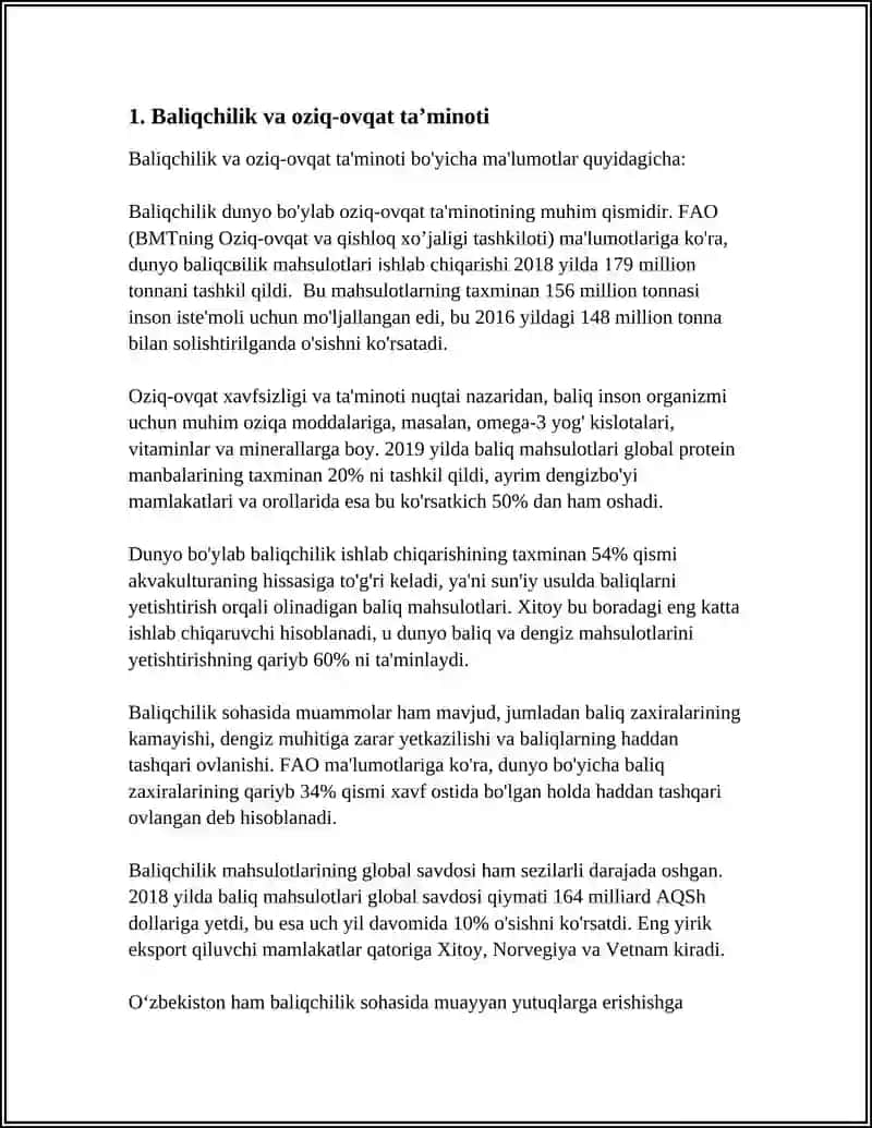 DENGIZ EKOSISTEMASI.XIZMATLAR 3