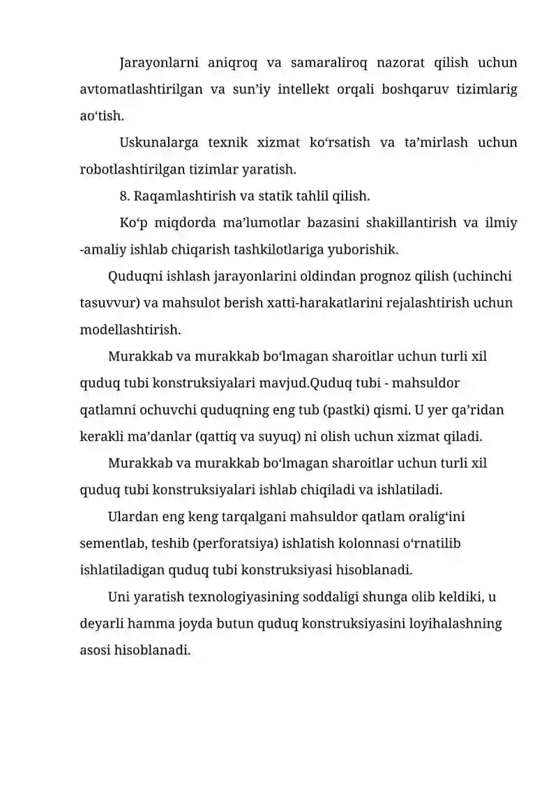 ZAMONAVIY QUDUQ TUBI KONSTRUKSIYaSI 3